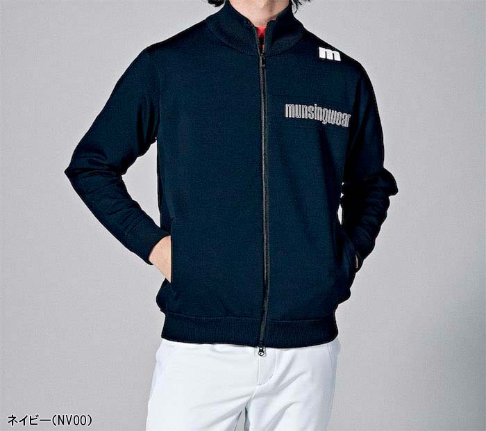 ENVOY マンシングウェア 長袖 フルジップ 前開きセーター ニット