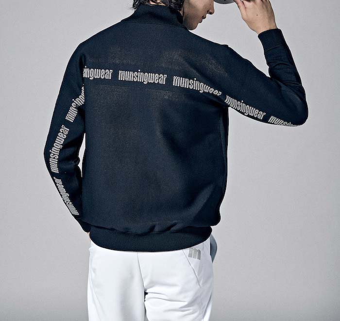 ENVOY マンシングウェア 長袖 フルジップ 前開きセーター ニット