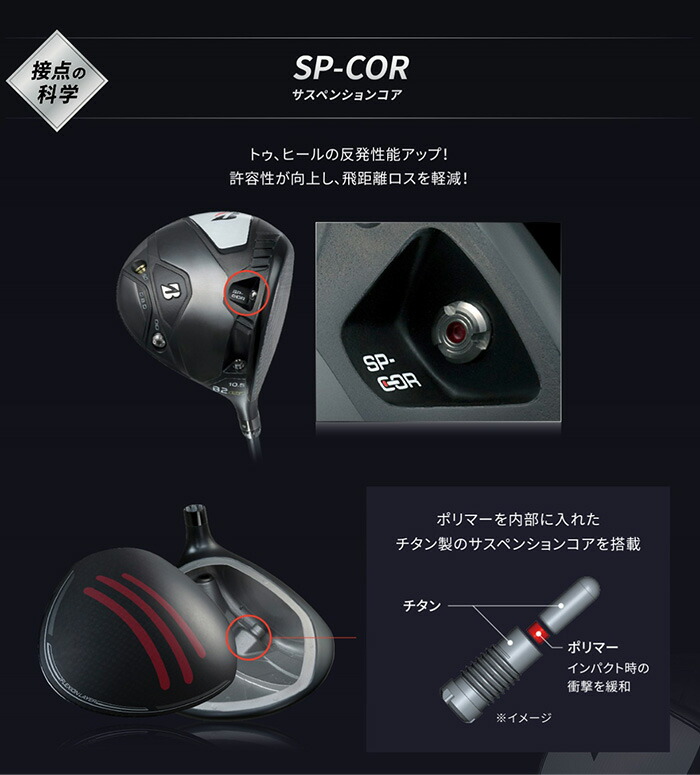 B Series ブリヂストンゴルフ B2HT ドライバー VANQUISH BS50／SPEEDER