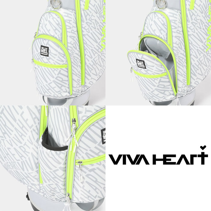 VIVA HEART（ビバハート） ウェーブ柄 コンパクト 7.5型 キャディ