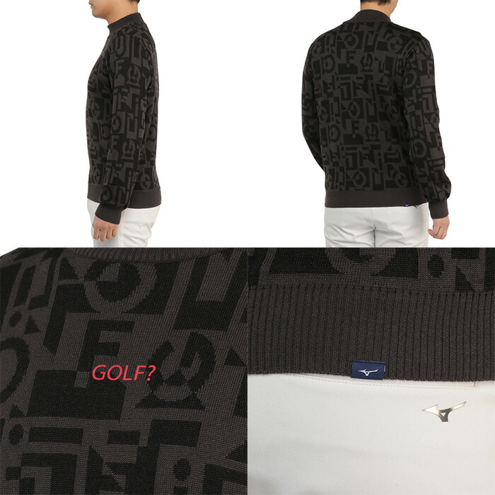 BREATH THERMO ミズノ ゴルフ 長袖 セーター ブレスサーモウール