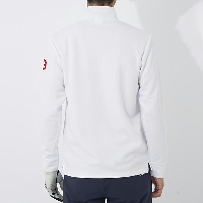 FILA GOLF 在庫処分 フィラ ゴルフ 長袖 ハーフジップシャツ メンズ