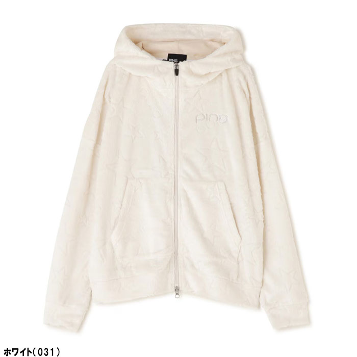 PING（ピン） レディース ゴルフ ベロア フーディー ブルゾン 622