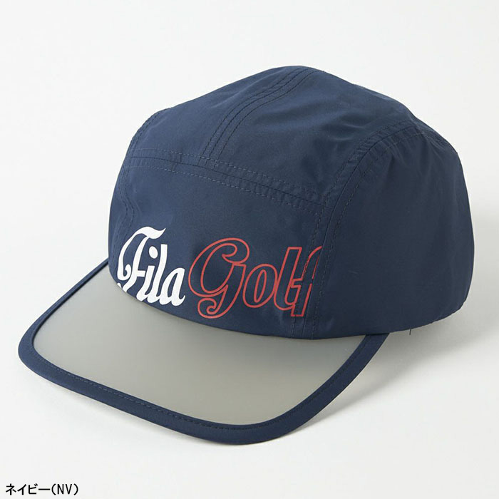 【美品】FILAゴルフ　レインウェア＋キャップセット　 ネイビー　 サイズL FILA GOLF レディース フィラ ゴルフ レインキャップ 753-992 ゴルフ