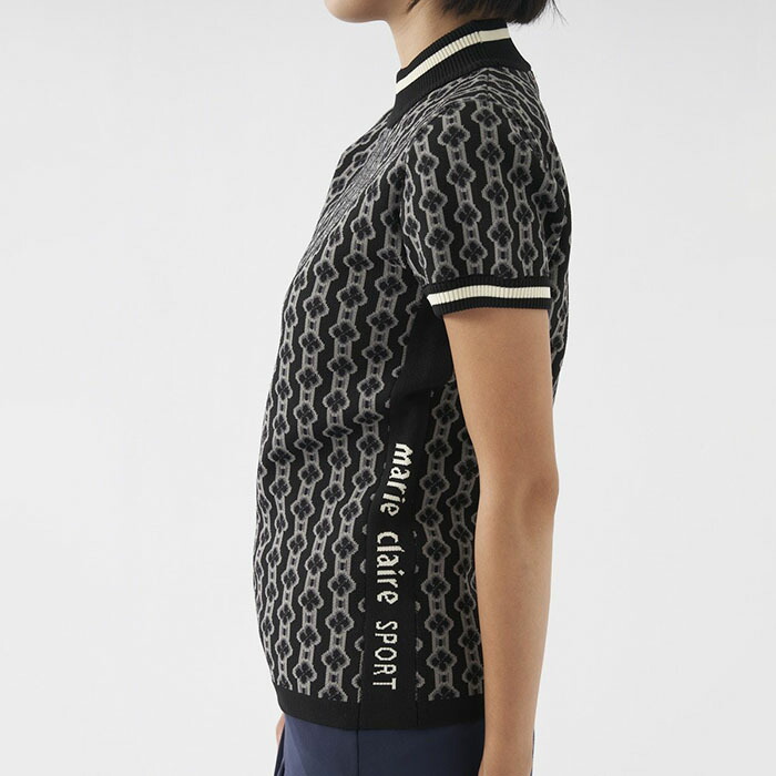 Marie Claire（マリ クレール） レディース 半袖 ニット セーター 733