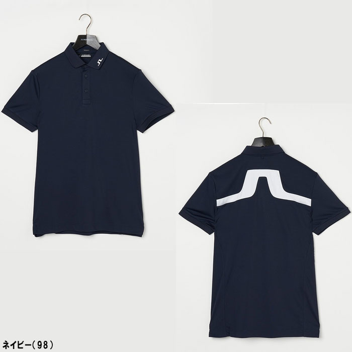 J.LINDEBERG NYモチーフプリント バックブリッジ ストレッチ半袖ポロ J.LINDEBERG NYモチーフプリント バックブリッジ ストレッチ半袖