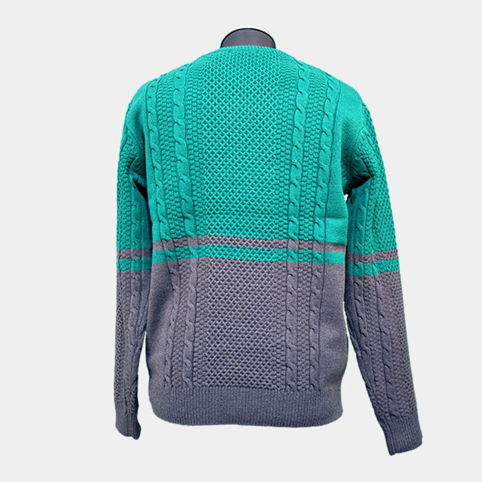 ロサーセン A-Line コットンヤーンバイカラー ニット 047-19912 トップス ゴルフウェア 2023年秋冬モデル Rosasen Rosasen（ロサーセン） A-Line コットンヤーンバイカラー ニット