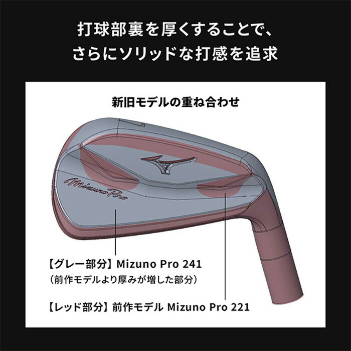 MIZUNO GOLF ミズノ Mizuno Pro 241 アイアン 7本セット(No.4〜9