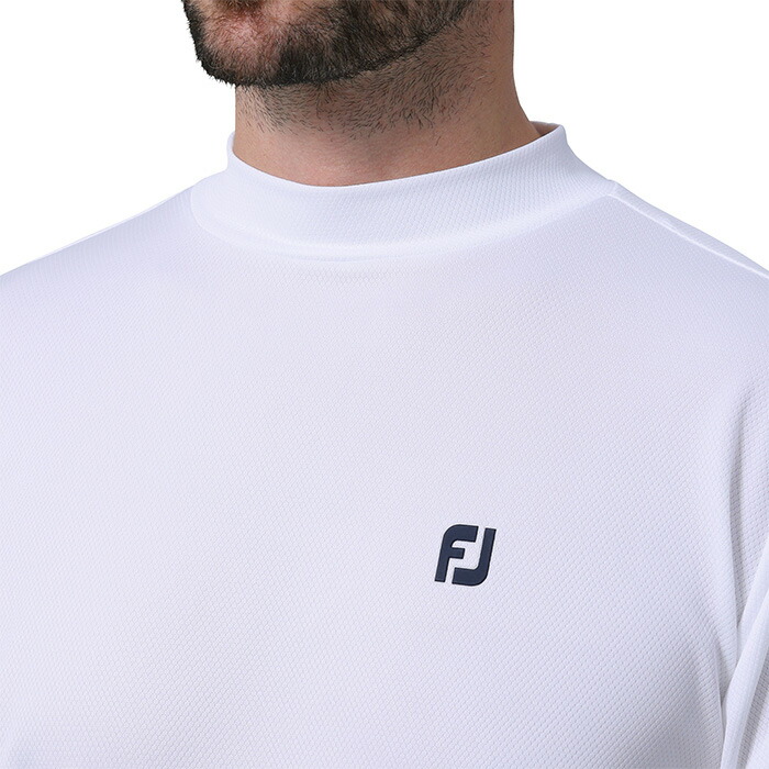 FootJoy フットジョイ 半袖 モックネックシャツ スリーブロゴ