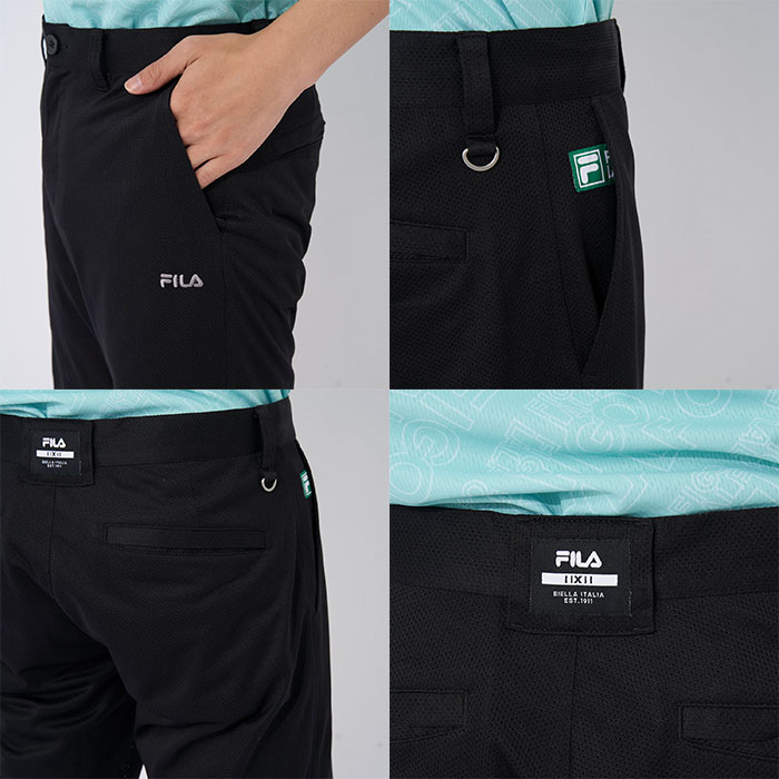 FILA GOLF フィラ ゴルフ ストレッチ メッシュ ショートパンツ メンズ