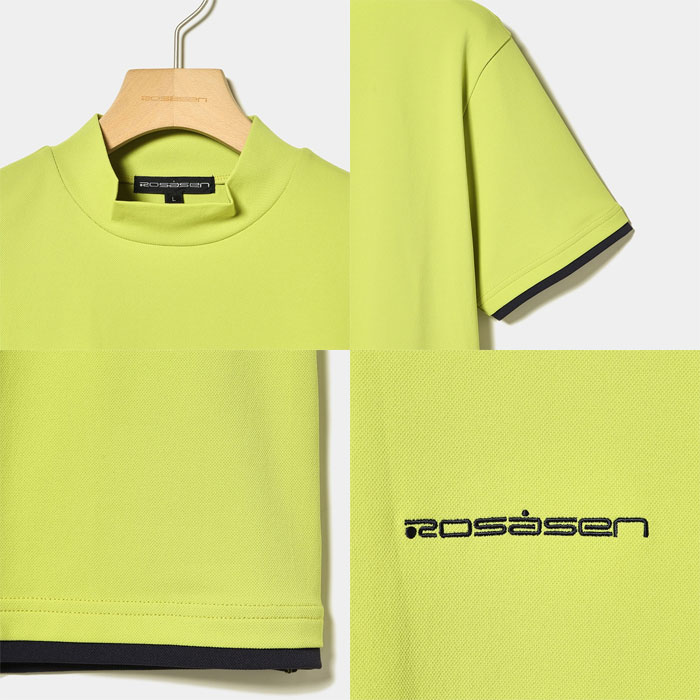 DG　まとめ買い Rosasen ロサーセン テクニスタカノコ 半袖 モックネック メンズ