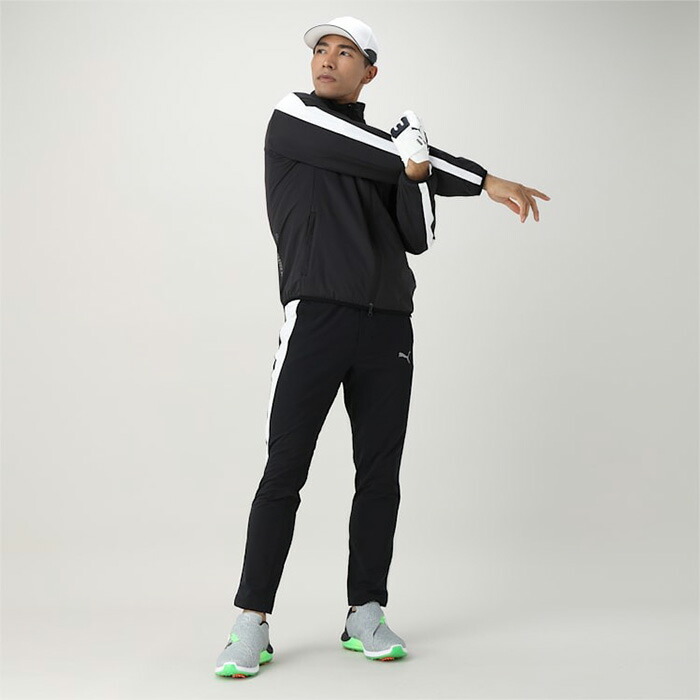 PUMA プーマ ゴルフ Pロゴ モノグラムプリント フリース メンズ