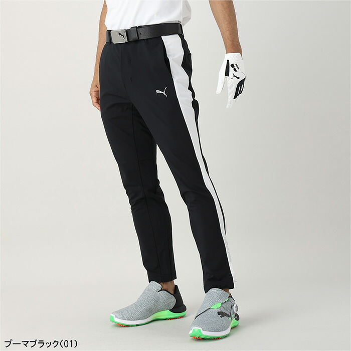 PUMA（プーマ） ゴルフ ロングパンツ PF ストレッチ ラインテーパード