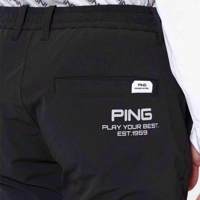 PING（ピン） ゴルフ 同色系切替え 冷感 ストレッチ テーパードパンツ