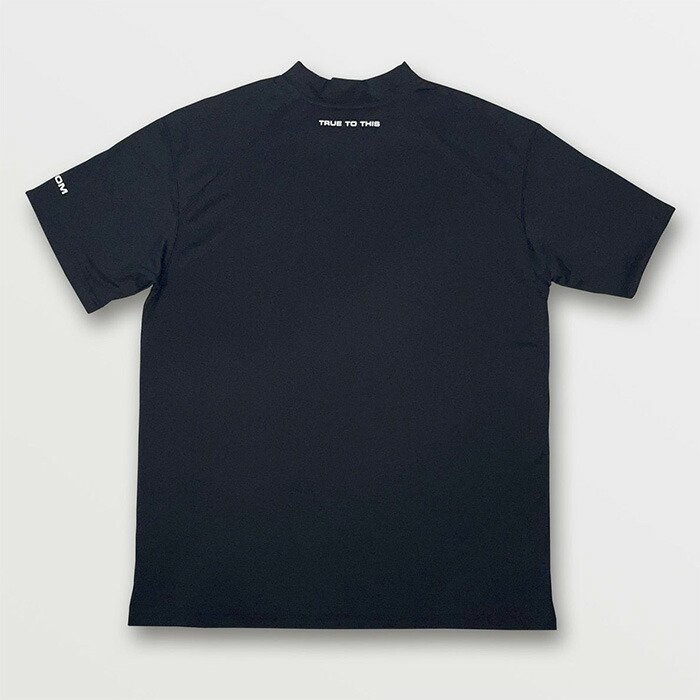 新品未使用　ボルコム　ゴルフ　モックネック　シャツ　ブラック　Sサイズ VOLCOM ボルコム ゴルフ 半袖 モックネックシャツ サークル