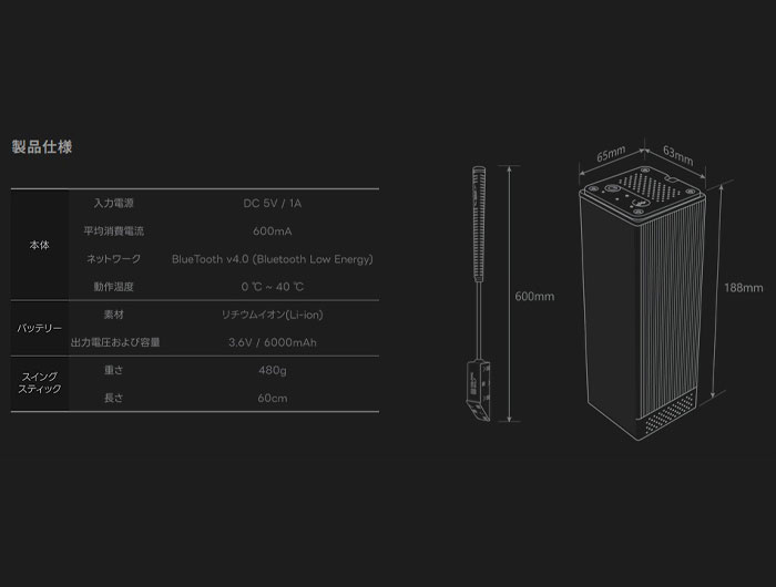 スクエアゴルフ 弾道測定器 ローンチモニター Home Edition SQGHE100A