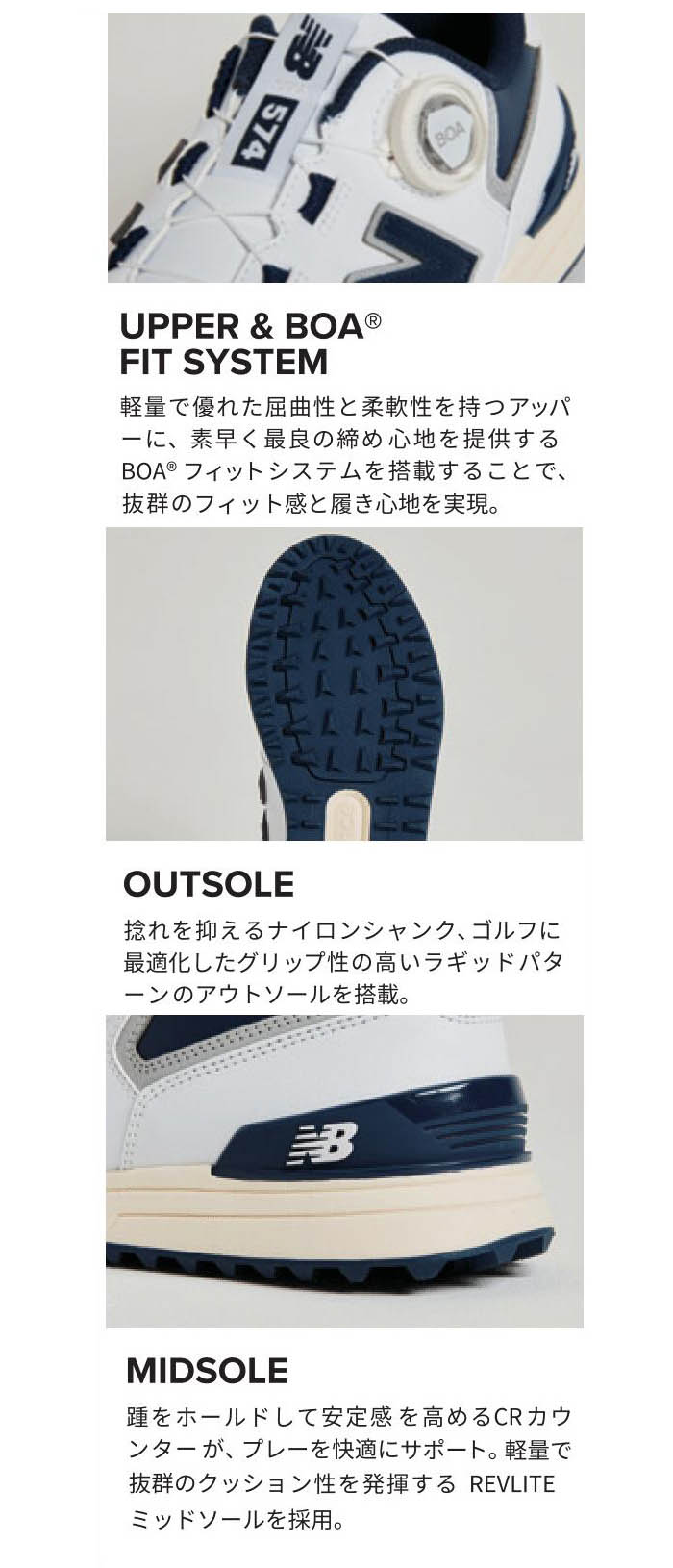 New Balance Golf ニューバランス ゴルフシューズ UGBS574