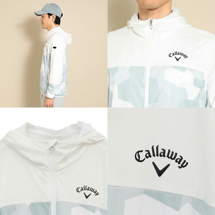 Callaway（キャロウェイ） 長袖 フルジップ ブルゾン カモフラ柄スター