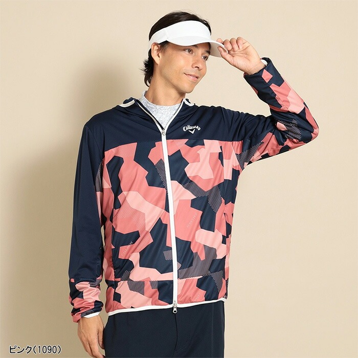 Callaway（キャロウェイ） 長袖 フルジップ ブルゾン カモフラ柄スター