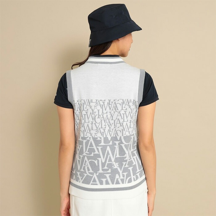 Callaway（キャロウェイ） レディース ニットベスト C23219200 ロゴ