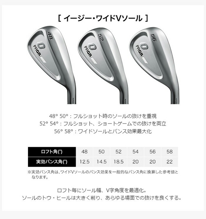 プロギア 0 ウェッジ 2024年モデル MCI FOR PRGR FLEX WEDGE カーボンシャフト[PRGR ゼロ]