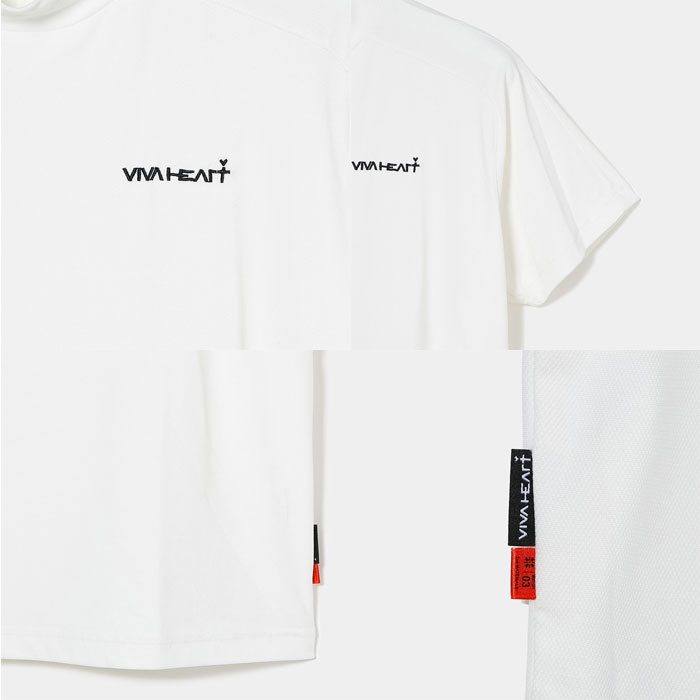 VIVA HEART ビバハート ゴルフカッティング 半袖 モックネック