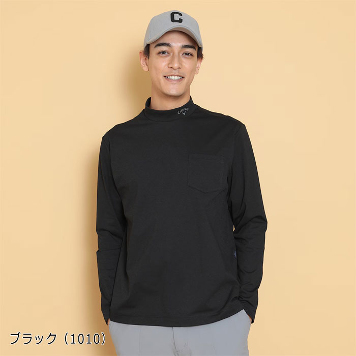 Callaway（キャロウェイ） ゴルフ ヘビー天竺 モックネック シャツ