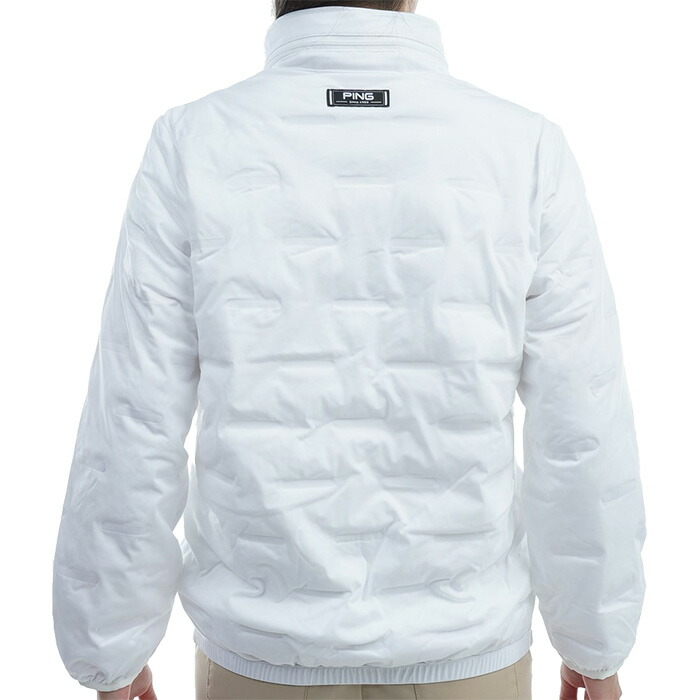 【新品】PING レディースジャケット ホワイト PING（ピン） ブルゾン アウター 「PING APPAREL」25FW 2WAY中綿