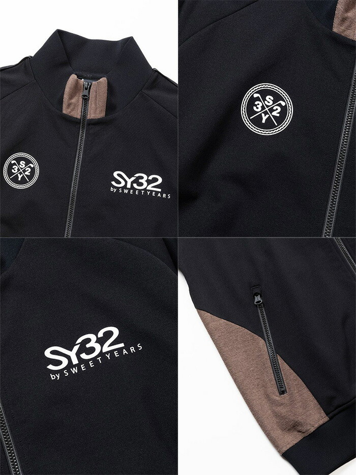 SY32 by SWEET YEARS 長袖 フルジップブルゾン ジップアップ