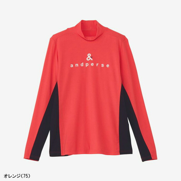 and per se（アンパスィ） レディース 長袖 モックネックシャツ セル