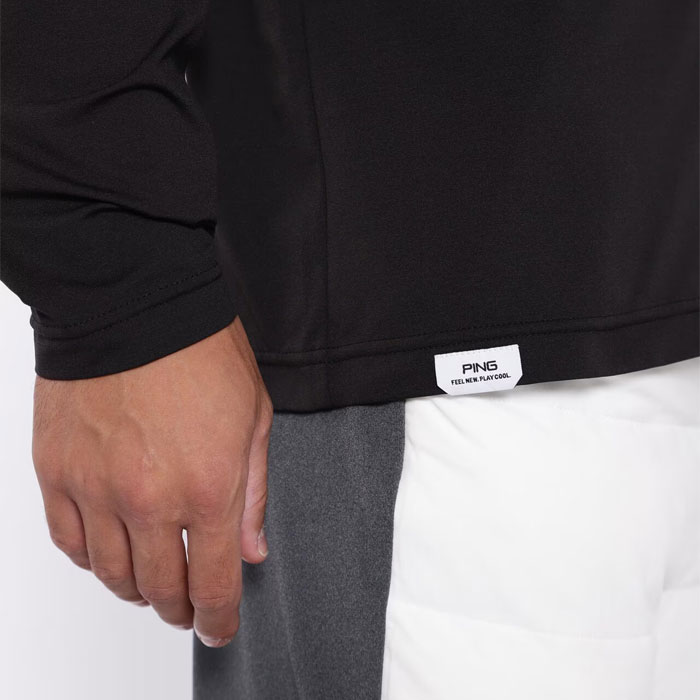 PING（ピン） ゴルフ クイックドライ 杢天竺 長袖 ハイネック