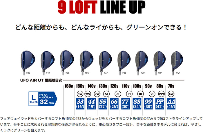 パワートルネード レディース キャスコ UFO AIR UT Ladies by POWER