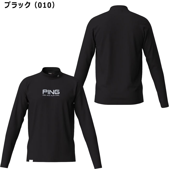 PING - coco 中古 ピン PING レディース ブルゾン M 黒 ブラック 長袖ダブルジップ  ロゴ総柄 PING - coco 中古 ピン PING レディース ブルゾン M 黒 ブラック