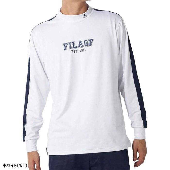 FILA GOLF フィラ ゴルフ 長袖 モックネックシャツ 裏起毛 メンズ 784