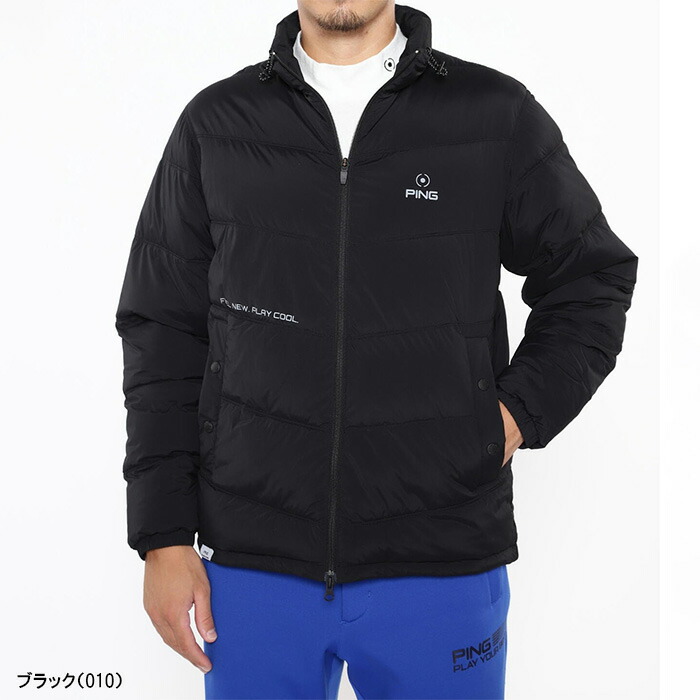【ご予約品】 アパレル ピン PING ゴルフウェア フルジップ中綿ブルゾン 長袖 メンズウェア