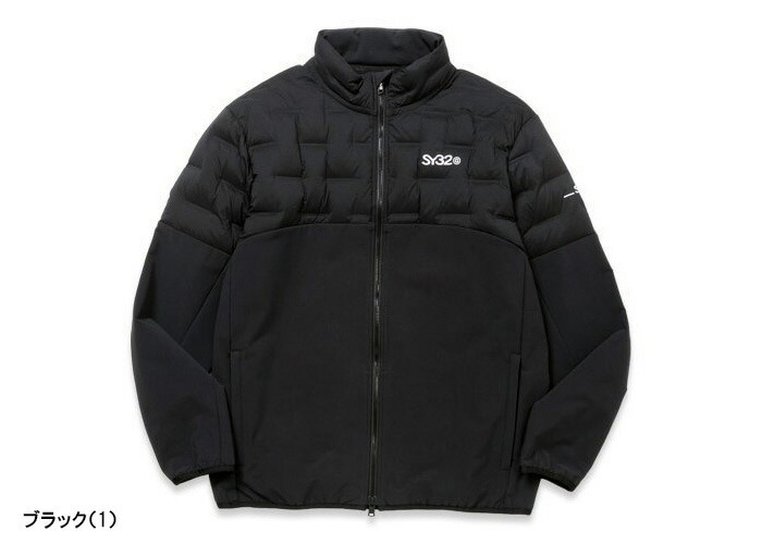 SY32 by SWEET YEARS 長袖 フルジップ ハイブリッド ストレッチ