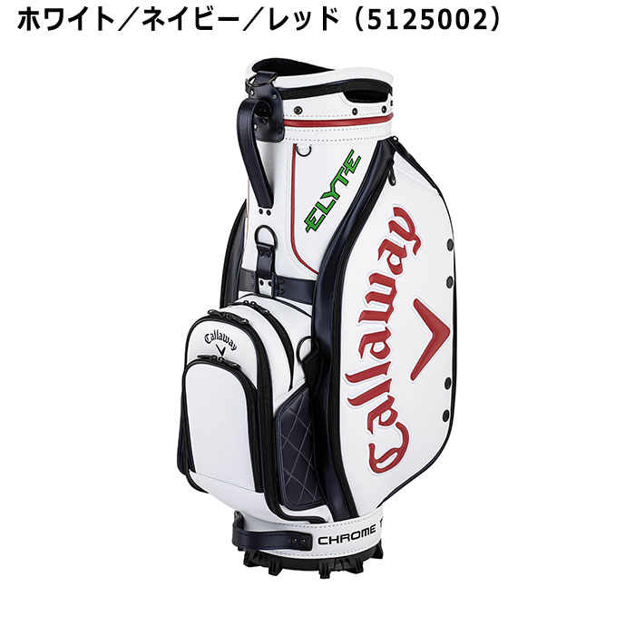 Cleveland Golf キャディバッグ ホワイト/ネイビー/レッド9.5型 TaylorMade テーラーメイド ゴルフ TD271 トゥルーライト