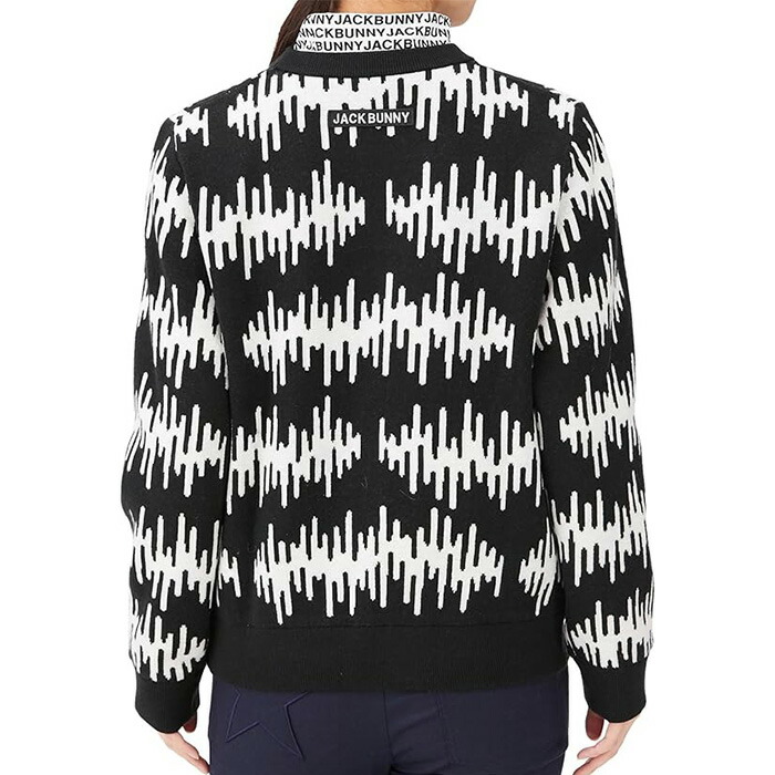 Jack Bunny!!（ジャックバニー） レディース 長袖 クルーネック ニット