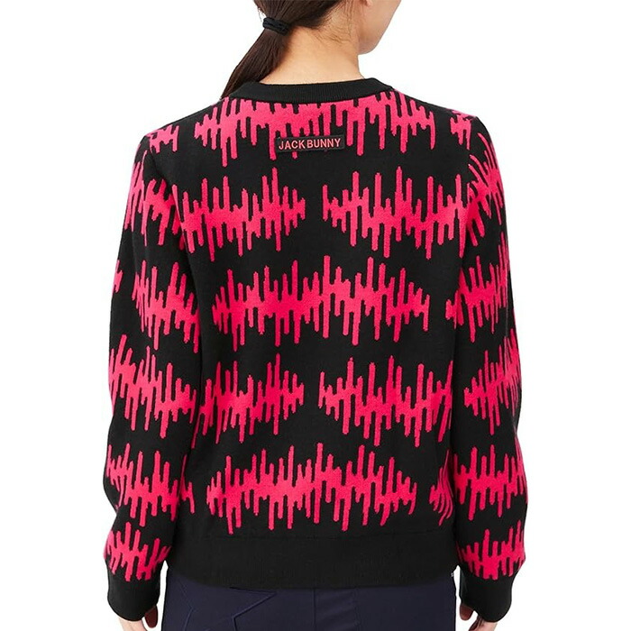 Jack Bunny!!（ジャックバニー） レディース 長袖 クルーネック ニット