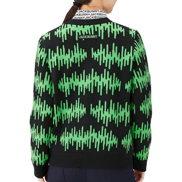 Jack Bunny!!（ジャックバニー） レディース 長袖 クルーネック ニット