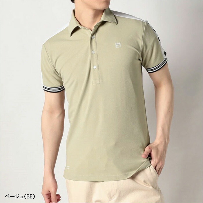 FILA GOLF フィラ ゴルフ 半袖 ポロシャツ 切替ライン メンズ 743-643