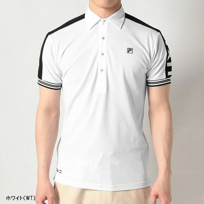 FILA GOLF フィラ ゴルフ 半袖 ポロシャツ 切替ライン メンズ