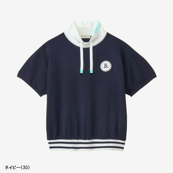 and per se（アンパスィ） 【レディース】アンパスィ 半袖 モック