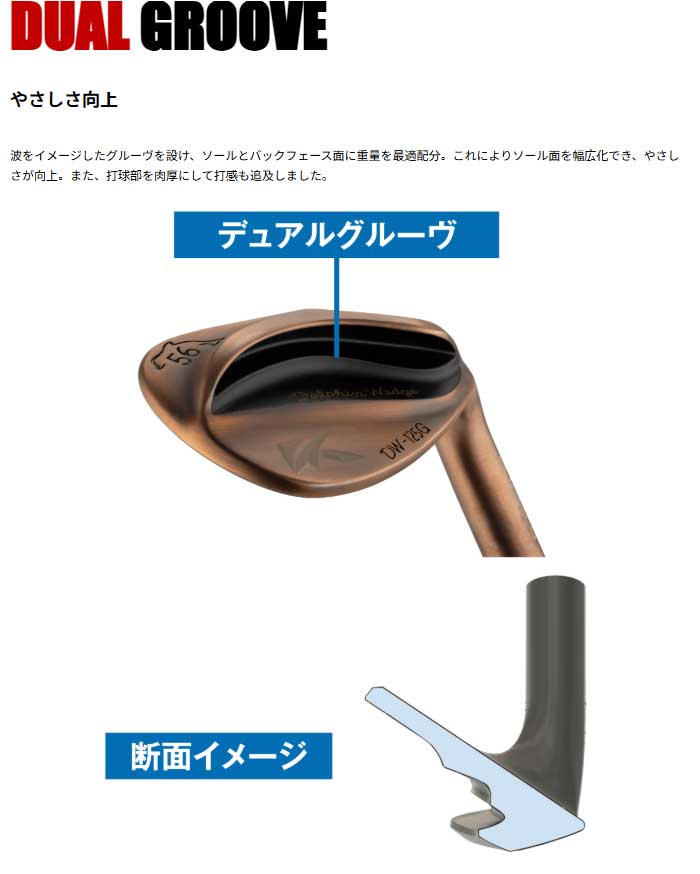 Dolphin Wedge キャスコ ドルフィン ウェッジ DW-125G Copper NS PRO
