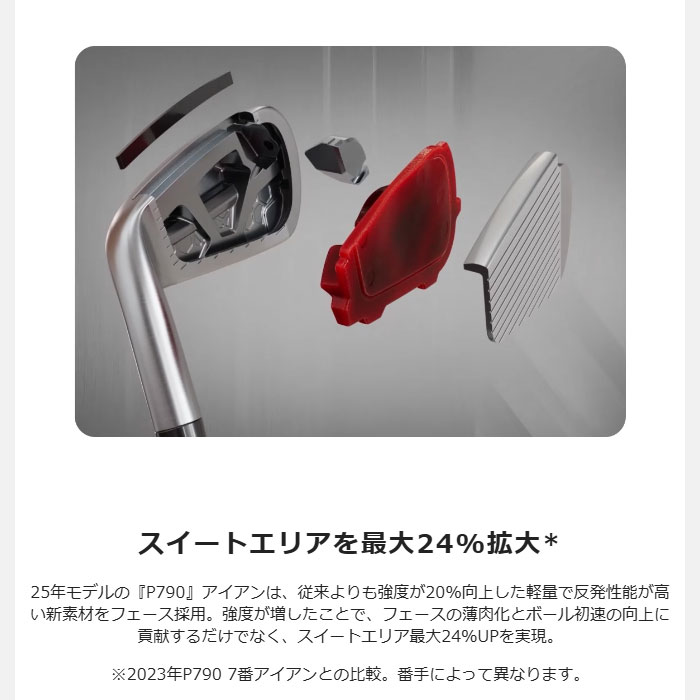 美品 TaylorMade テーラーメイド P790 2017 #P〜#5 6本 TaylorMade テーラーメイド New P790（'25） 5本セット（#6〜PW