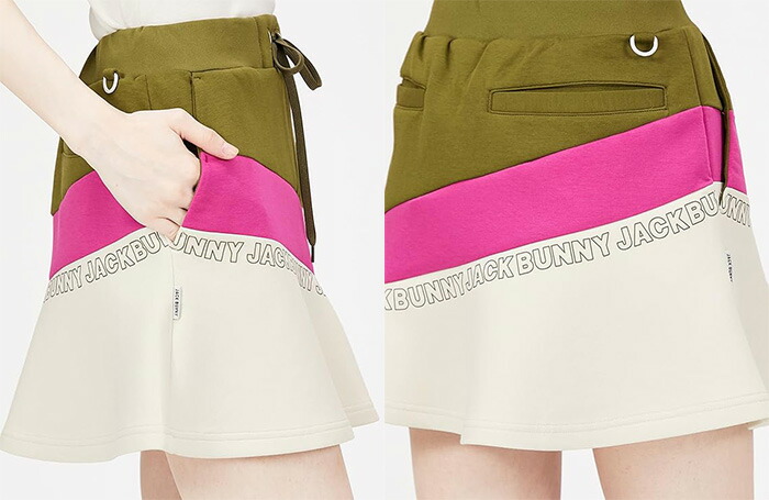 Jack Bunny!!（ジャックバニー） レディース スカート パネル切り替え