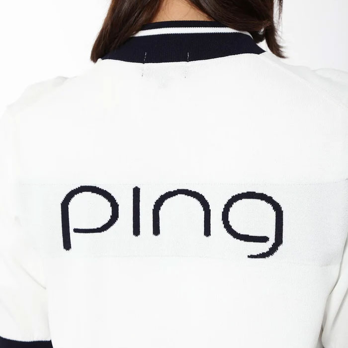 PING（ピン） レディース ゴルフ 半袖 フルジップニットブルゾン 622