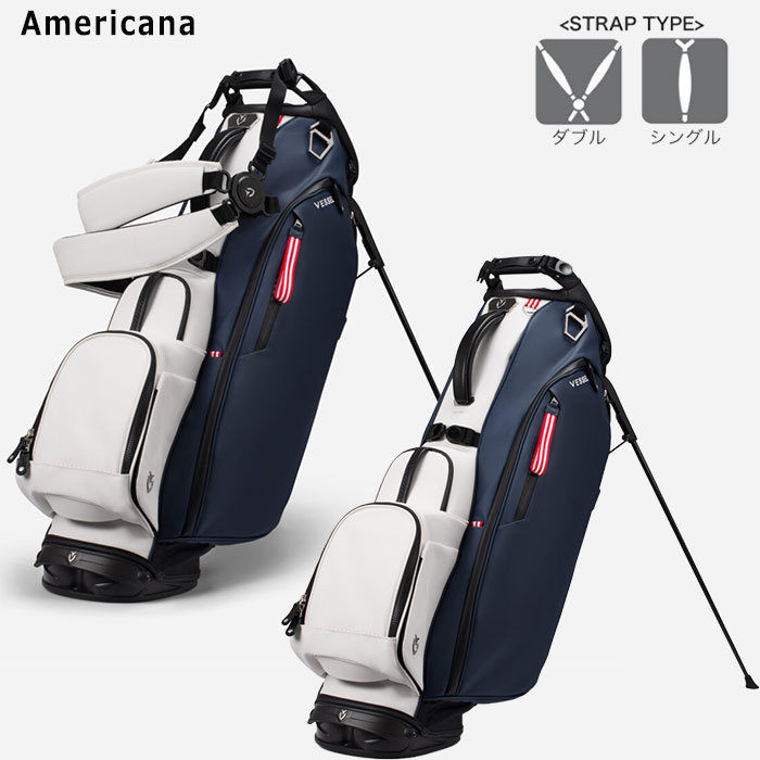 キャディバッグ ゴルフバッグ VESSEL スタンドタイプ VESSEL キャディバッグスタンド型