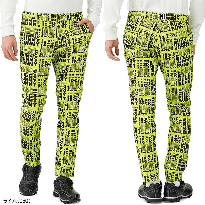 新品 ジャックバニー ロングパンツ 足ロゴ ホワイト Lサイズ（5） 大人の上質 ジャックバニー 新品 ロングパンツ Lサイズ（5