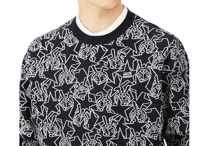 ジャックバニー 4 XL ドラえもん ダブルジャガード セーター ジャックバニー 4 XL ドラえもん ダブルジャガード セーター